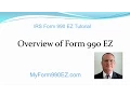 IRS Form 990-EZ Tutorial Overview of the Form