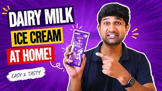 Dairy Milk Chocolate Ice Cream🍫🍦 Did It Actually Work?