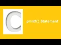 printf Statement in C Language Tamil