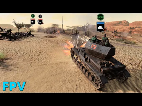 COH3 FPV First try of Siege Breaker + Luftwaffe turns into a marathon match