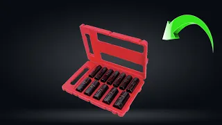 CRAFTSMAN Impact Socket Set Metric - Inch Drive Deep Impact Sockets 12-Piece