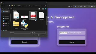 File Encryption Decryption Python Project