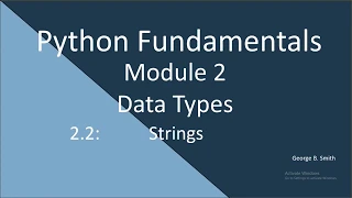 2 2 Python Fundamentals String concatenation interpolation and length