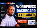 WordPress Dashboard Explained for Beginners What Every Menu Does 2026 Tutorial