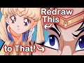HOW I Redrew THAT SailorMoon Screenshot ArtRambles