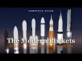 The Modern Rockets Compared at True Scale Height Payload Thrust