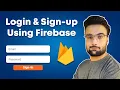 Login and Sign Up using Firebase in Android - Firebase Authentication