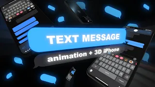 Download Text Message Animation With 3D iPhone Tutorial In After Effects MP3