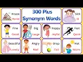 Synonyms in English 300 Plus Synonym Words Opposite Words Expand Your Vocabulary