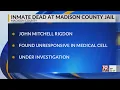 Investigation Into Inmate Death At Madison County Jail March 3 2025 News 19 at Noon