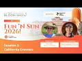The Bloom Show California Growers at Fun N Sun 2026 with Rodi Groot F J Trzuskowski