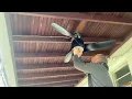 52 inch Smart WiFi Black Wave Ceiling Fans with Lights and Remote Control