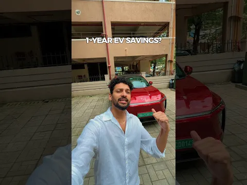 1-Year EV Savings? #evvspetrol #evcar #mahindra