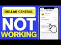 How To Fix Dollar General App Not Working 2025