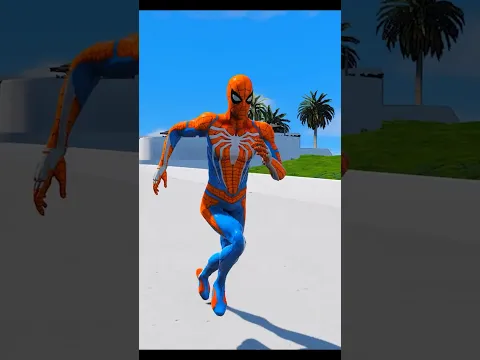 Franklin Transforms Into a Spiderman To Rescue His Girlfriend #shorts
