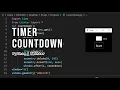 Countdown Timer GUI Python Project in just 10 minutes Python Tkinter Urdu Hindi