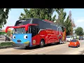 Download Lagu Wow Ada Truk Kontainer Besar, Truk Tangki Kimia Dan Bus Telolet Basuri Mirip Tayo Dan Sahabatnya
