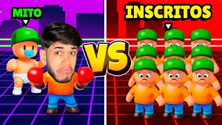 EU E O MITO CONTRA MEUS INSCRITOS NO BLOCKDASH - CADA VITÓRIA O DESAFIO FICA MAIS DIFÍCIL!