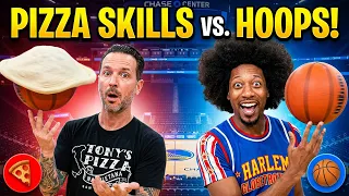 You've NEVER Seen Pizza Tossing Like This | Harlem Globetrotters 🏀