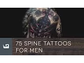 75 Spine Tattoos For Men