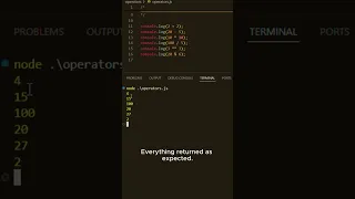 Basic Javascript Operators
