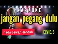Karaoke JANGAN PEGANG DULU elvie.s nada CEWE