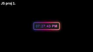 Creating a Simple Digital Clock Using JavaScript with code JavaScript Project Tutorial