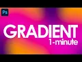 Photoshop Tutorial How to create a gradient background