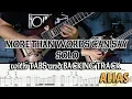 Download Lagu ALIAS | MORE THAN WORDS CAN SAY SOLO with TABS and BACKING TRACK | ALVIN DE LEON (2019)