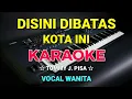 Lagu DISINI DI BATAS KOTA INI - KARAOKE,HD || Tommy J.pisa -Nada Wanita