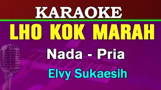 LHO KOK MARAH - Elvy Sukaesih | KARAOKE Nada Pria