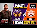 WNBA Pick - Los Angeles Sparks vs Connecticut Sun Prediction 2026 Free Best Bets Tony George