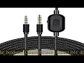 LecLooc Replacement Cable for Astro A30 Headset Inline Mute Volume Control Compatible with