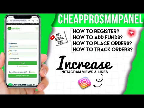 How to use CheapProSMMPanel - video guide