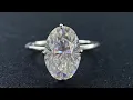 COMPASS SETTING MOISSANITE RING Dazzledreamss on Etsy