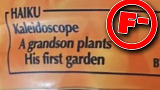 Maybe the worst haiku I've ever seen