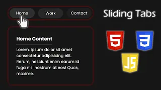 Tabs with Animated Indicator - HTML CSS JavaScript