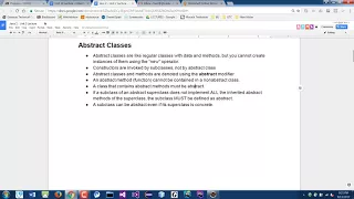Java Programming 2 - Abstract Classes and Interfaces Part