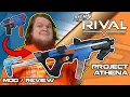 PUMP-ACTION TACTICAL NERF RIVAL FINISHER Frantz Foam Works Athena Mod Kit Review