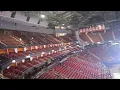 at the Toyota center in Houston Texas for the event