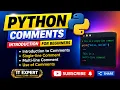 Learn Python Comments Easily Single Multi Line Lecture