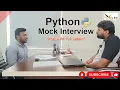 Fresher Mock Interview PYTHON Technical Round PYTHON Interview for Fresher vcube KPHB
