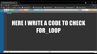 for loop in pascal
