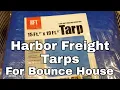 Buying Harbor Freight Tarps for the Bounce House