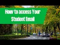 How to access your UL student email