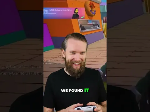 Fortnite John Wick Sprite Found! Epic Art Tutorial #shorts