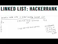 Insert A Node Into A Sorted Doubly Linked List Hackerrank Java