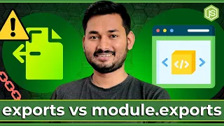 exports vs module exports in common js Node js Fundamentals Course S4 Ep 3