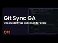 Git Sync Observability as code built for scale Demo Grafana Labs