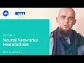 DeepMind x UCL Deep Learning Lectures Neural Networks Foundations